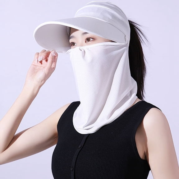 Outdoor UV Sun Protection Waterproof Breathable Face Neck Flap Cover Folding Sun Hat for Men/Women