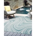 thumbnail image 1 of Outdoor Ucul Collection Area Rug Light Aqua - 9'x12', 1 of 5