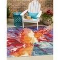 thumbnail image 1 of Outdoor Ucul Collection Area Rug Multi - 10' Square, 1 of 5