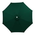 thumbnail image 1 of Outdoor Umbrella Replacement Canopy, Replacement Umbrella Canopy, Patio Shade Cover, 8 Ribs, Dark Green, 1 Pc, Backyard Relaxation, Outdoor Seating, 1 of 3
