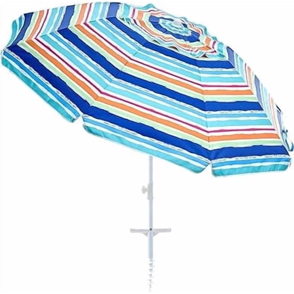 Outdoor Umbrella – Sun Protection, Rain Resistant, Windproof, Manual Open-Close, Ideal for Beach, Camping & Picnics