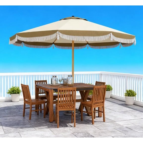 Outdoor Umbrellas, Vented Patio Table Umbrella,Outdoor Umbrella,Patio Umbrella, Cream White Patio Umbrellas,Polyester,Steel Cantilever Umbrellas