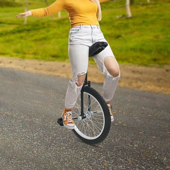 Outdoor Unicycle 20 Inch Wheel Outdoor Unicycle, Unicycle, Black Unicycle for Novices and Professionals