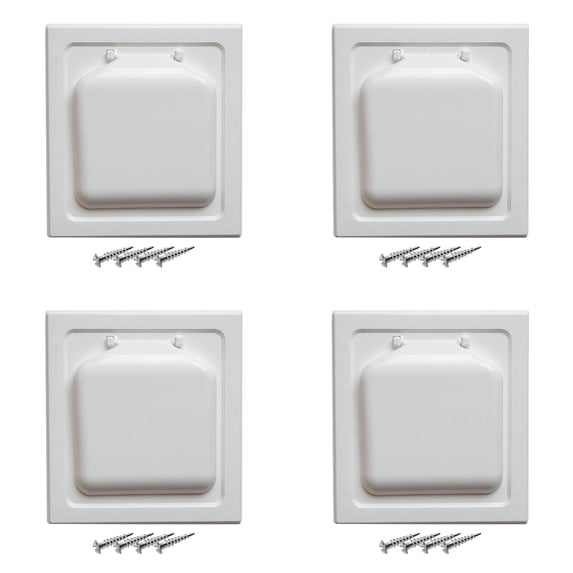 Outdoor Use Dryer Vent Cover, Outdoor Vent Cover, Bathroom Exhaust and Range Hood Vent Cover Easy to Install 7*7.4'' 1/2/3/4/5/6PCS