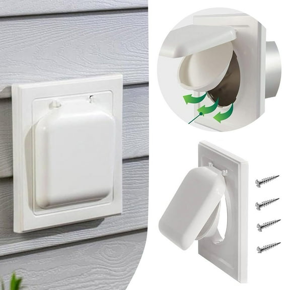 Outdoor Use Dryer Vent Cover, Outdoor Vent Cover, Bathroom Exhaust and Range Hood Vent Cover Easy to Install 7*7.4'' 1/2/4PCS