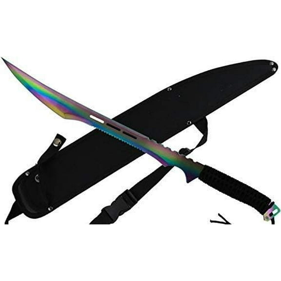 Outdoor Utility Tool with Sheath – Durable Fixed Design