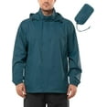 Outdoor Ventures Men's Rain Jacket Waterproof Lightweight Packable Rain