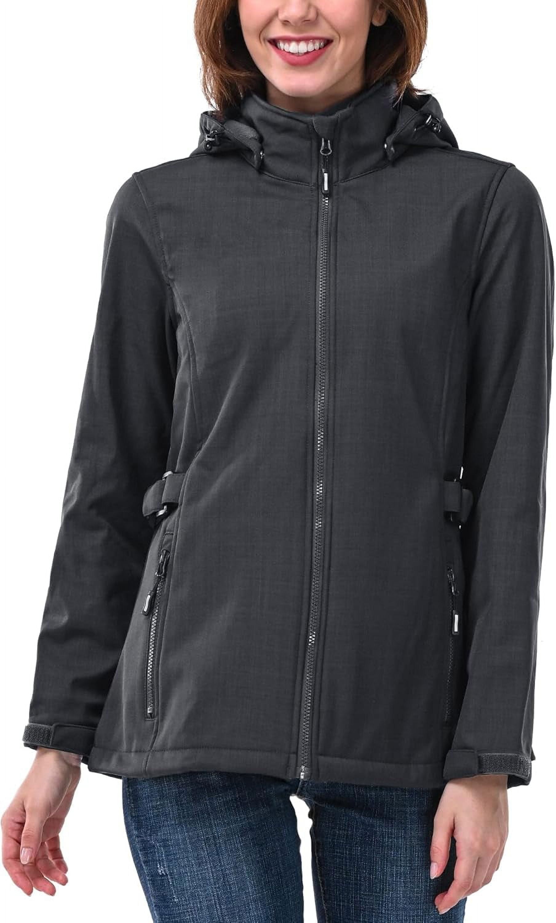 Outdoor Ventures Soft Shell Rain Jacket Womens Waterproof Outdoor