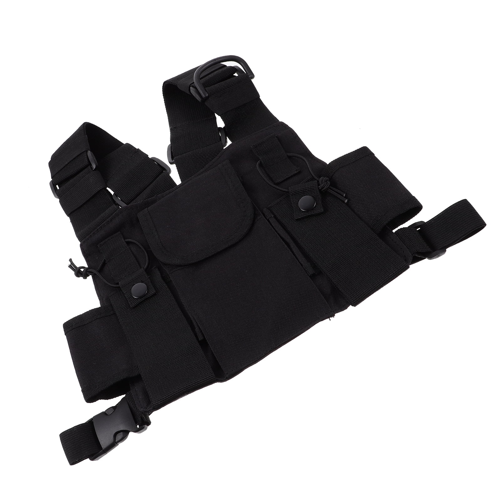 Outdoor Vest Tatical Gear Radio Chest Tool Harness 2 Way Radios Breast