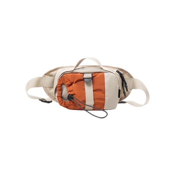 Outdoor Waist Bag with Water Bottle Compartment Lightweight Crossbody Pack for Hiking Running and Daily Use