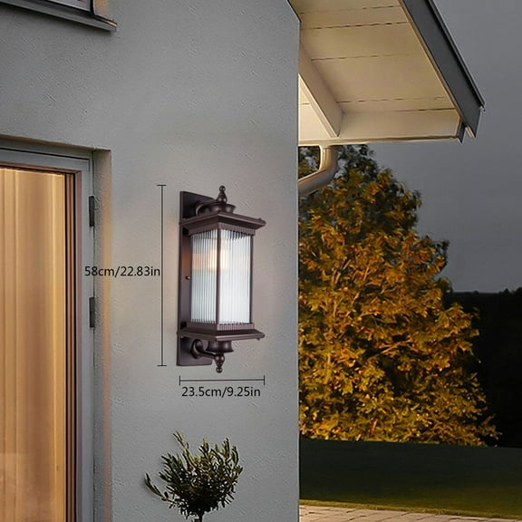 Outdoor Wall Light Fixture Exterior Lighting Lantern Lamp Porch Patio