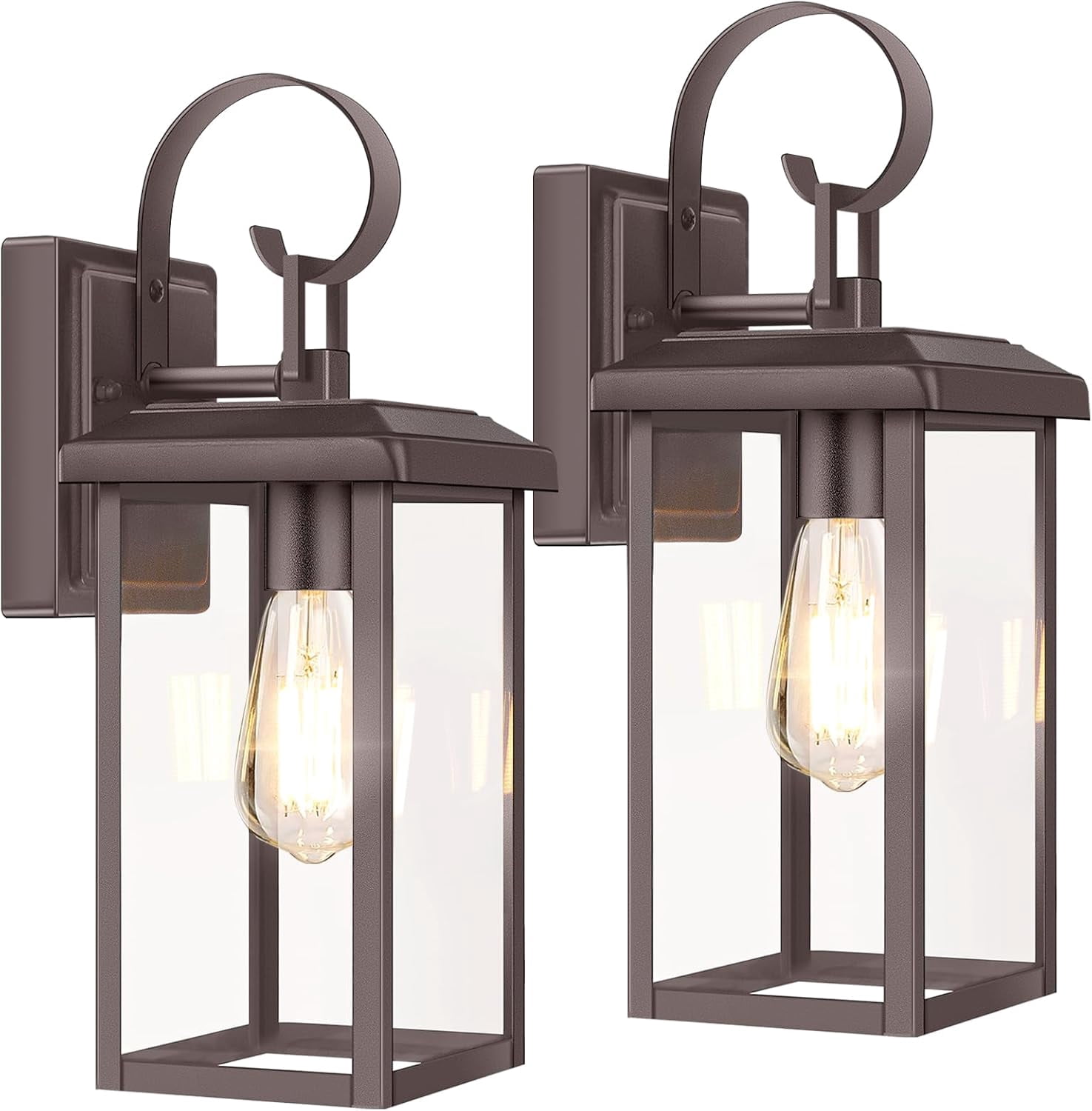 Outdoor Wall Light Fixtures, Exterior Lighting Fixtures Wall Mount, Waterproof Porch Lights Outdoor Wall Sconces Lanterns, Modern Outside Lights for House Front Door Garage