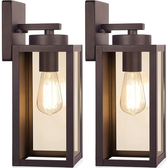 Outdoor Wall Light Fixtures, Oil-Rubbed Bronze Wall Lanterns