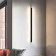 thumbnail image 1 of Outdoor Wall Light LED Long Wall Sconce Waterproof Black Modern Outdoor Lights 3000k  Exterior Light Fixture For Porch Light Patio Front Door Yard Garden Villa Living Room (100cm Warm Light ）, 1 of 9
