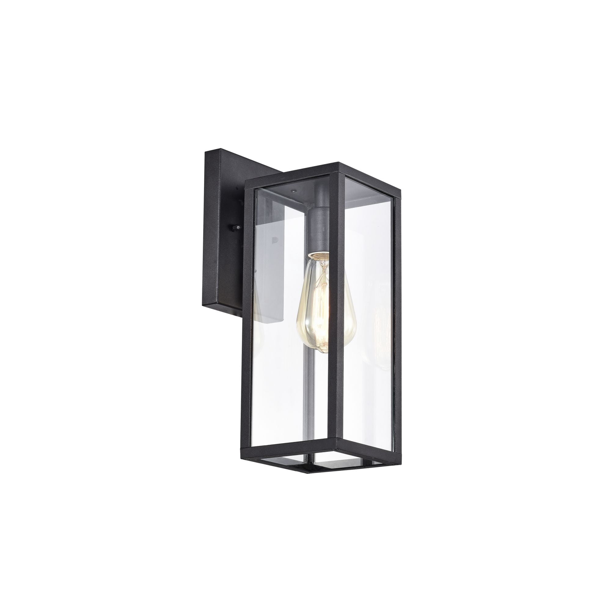Outdoor Wall Light,Waterproof Outdoor Wall Lamps Porch Lights Wall Lantern, Wall Sconce with Seeded Glass Shade