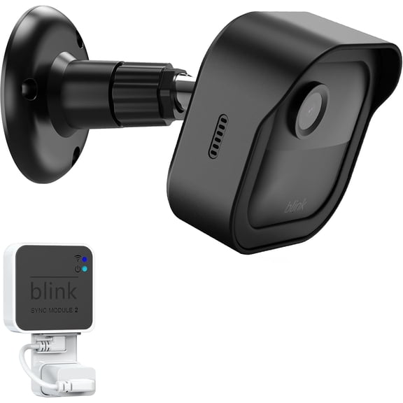Blink Outdoor Wall Mount, Weatherproof Protective Cover and 360 Degree Adjustable Mount for Blink Outdoor 4/2K+, Sync Module Mount(Black, 1 Pack)