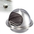 thumbnail image 1 of Outdoor Wall Mounted SUS304 Wall Air Vent Grille Cover Ducting Ventilation Exhaust Gas Outlet Round Air Vent Covers 60-150mm, 1 of 5