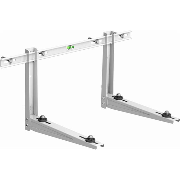Outdoor Wall Mounting Bracket for Ductless Mini Split Air Conditioner Heat Pump Systems, Universal, 7000-18000 Btu Condenser