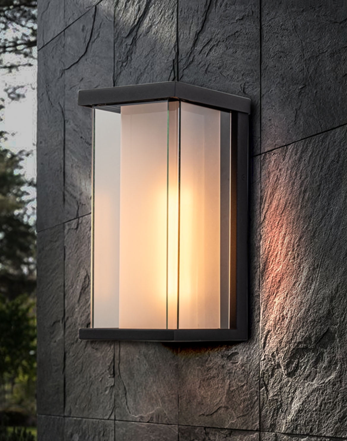Outdoor Wall Sconce with Acrylic Glass - Walmart.com, image size:1169x1484
