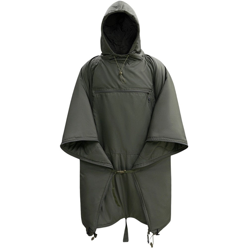 Outdoor Warm Cloak Style Sleeping Bag Portable One-Piece Mountaineering Camping Travel Emergency Sleeping Bag