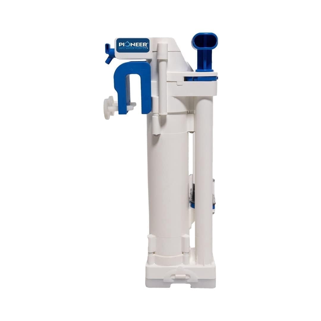 Grifaid Pioneer Outdoor Water Filtration System. Bucket Pump Purifier Produces Clean Drinking Water for Backpacking, Survival, Hiking, Emergency