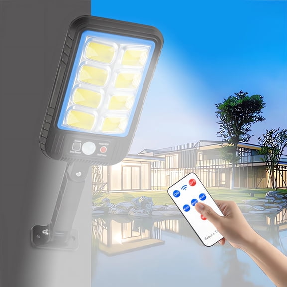 Outdoor Water Proof Wall Light Villa Garden Light LED COB Garden Light Solar Human Body Sensor Garage Street Light