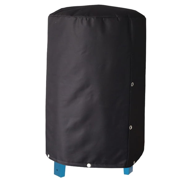 Outdoor Water Pump Insulation Cover 24x34in Protection with Adjustable Drawstring for Fountain Pressure Equipment, Black