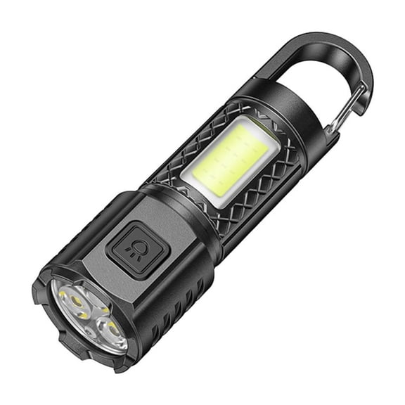 Outdoor Water Flashlights With Side Light 3 Modes Rechargeable Battery for Backpacking Fishing Night Activity