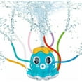thumbnail image 1 of Outdoor Water Sprinkler for Kids and Toddlers, Summer Backyard Spray Toys with 8 Wiggle Tubes, Attaches to Garden Hose Toys for Boys and Girls Ages 2-8, Green, 1 of 7