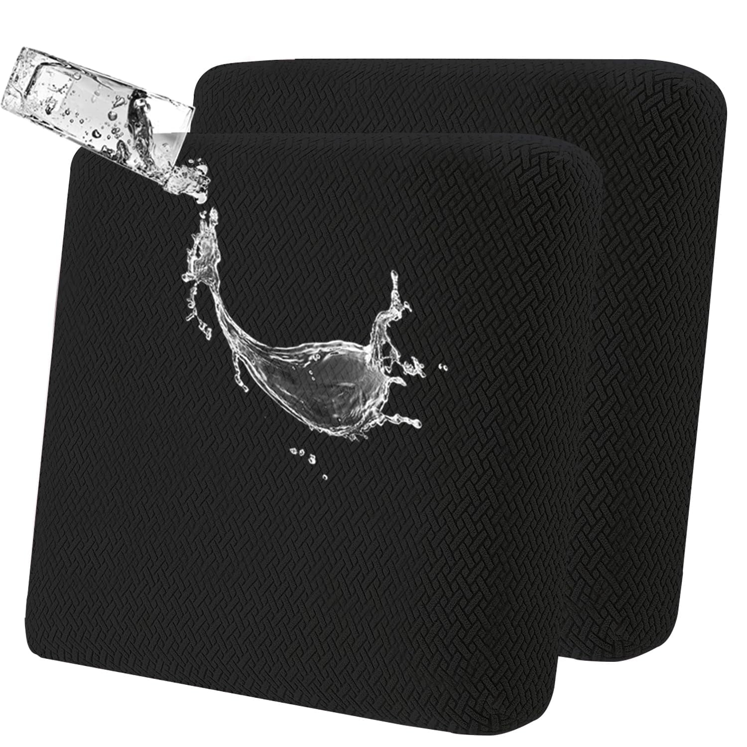 Outdoor Waterproof Couch Cushion Covers, Stretch Individual Patio Chair Cushion Outdoor Seat Cushion Pad