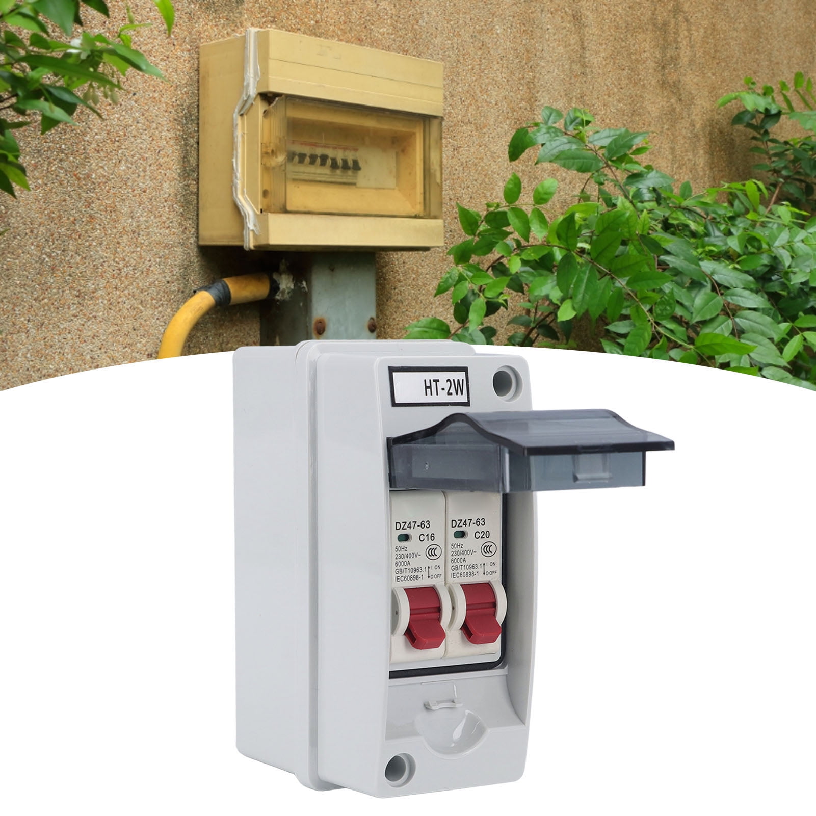 Outdoor Waterproof Distribution Box Plastic Electronic Junction Case 2