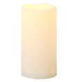 Outdoor Waterproof Flameless LED Pillar Candle with Timer Battery
