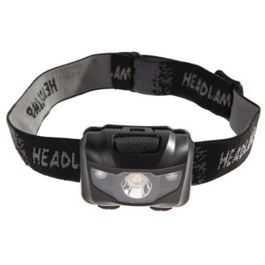 Outdoor Waterproof Headlight Super Bright Head Torch Led Headlamp Flashlight Black