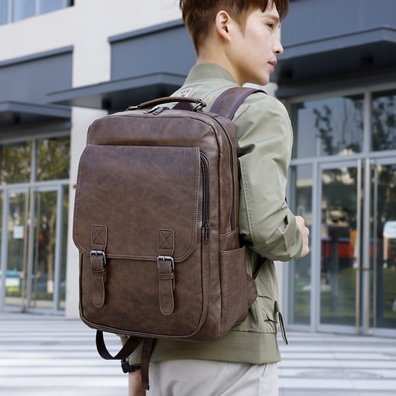 Outdoor Waterproof Leisure Commuter Trendy Men's Backpack,Black 3961