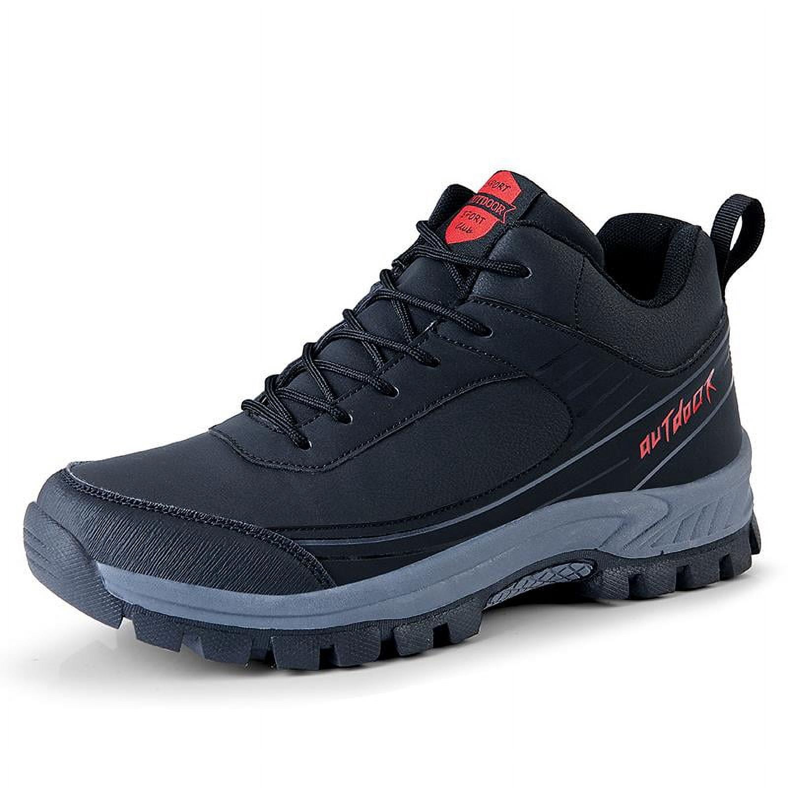 Outdoor Waterproof Men's Hiking Shoes Casual  Leather Man Ankle Boots Male Sport Sneakers Mountain Boots