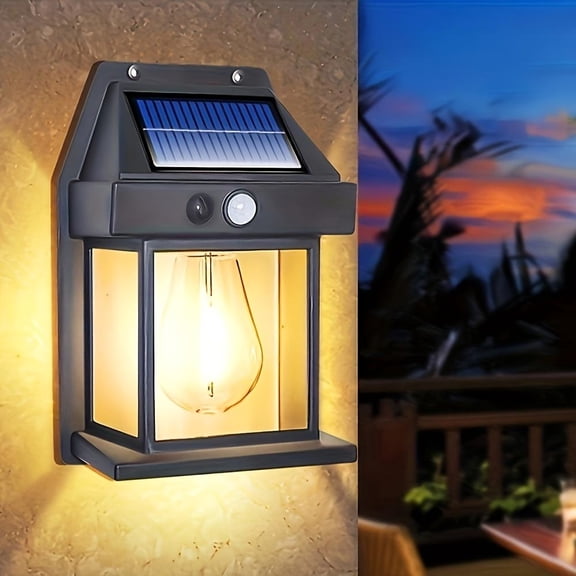 Outdoor Waterproof Motion-Sensing LED Light Wireless Motion-Sensing Night Light Safety Light Suitable for Courtyard, Garden, Stairs