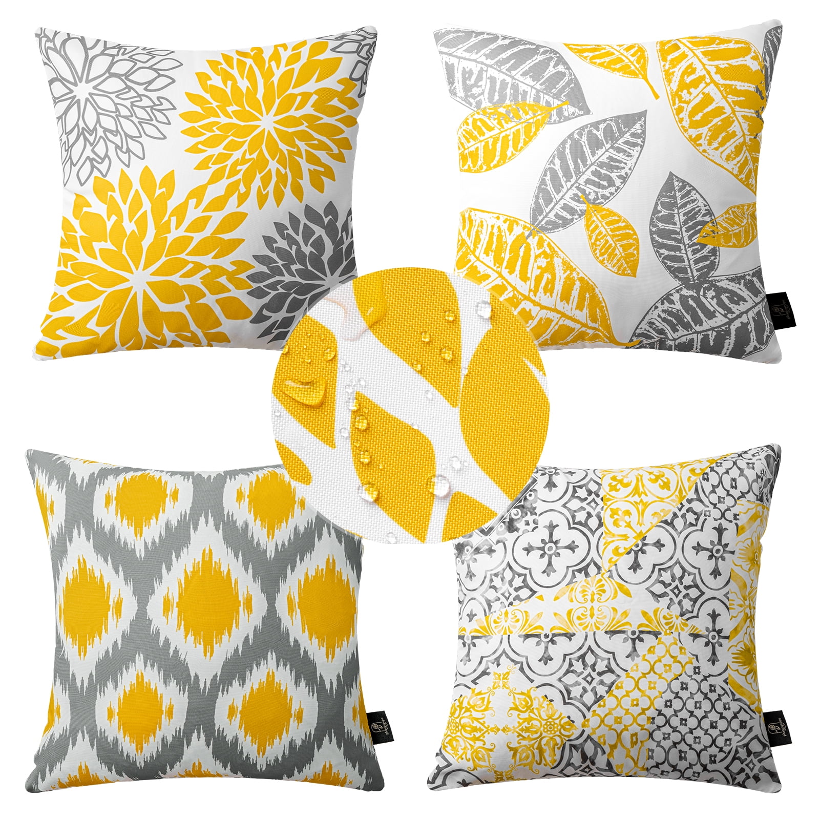 Outdoor Waterproof New Living Series Throw Pillow Cover, Decorative