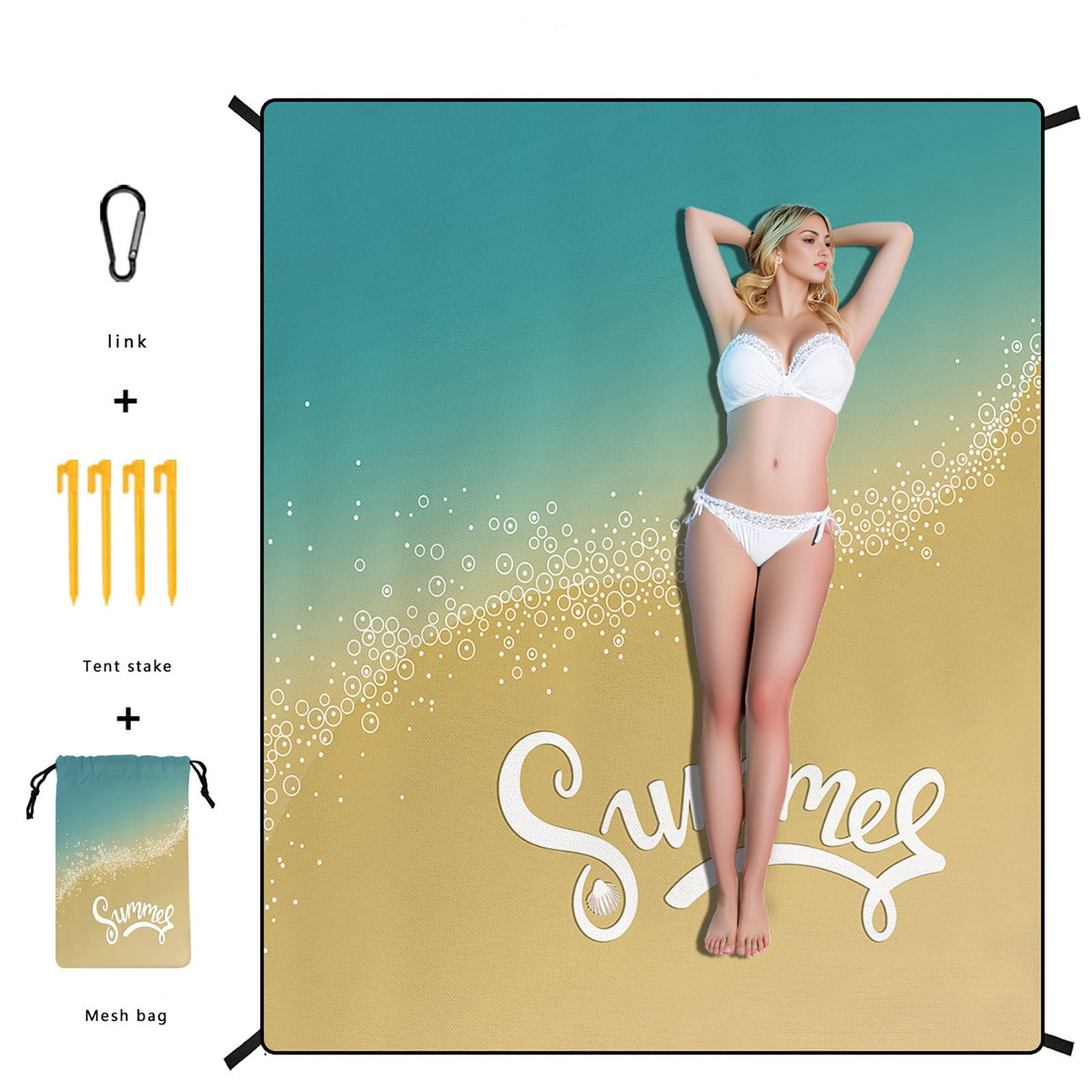Thickened Beach Mat - Enlarge Picnic Mat