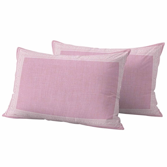 Outdoor Waterproof Pillow Covers Abstract Greek Inspired Key Pattern Decorative Throw Pillow Protectors,Pillowcase Cushion Cases for Patio Sofa Garden Couch,20x12in,Pack of 2