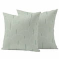 thumbnail image 1 of Outdoor Waterproof Pillow Covers Boho Sage Green Geometric Line Decorative Throw Pillow Protectors,Pillowcase Cushion Cases for Patio Sofa Garden Couch,18x18in,Pack of 2, 1 of 14