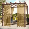 thumbnail image 1 of Outdoor Waterproof Polyester Rain Curtain - Semi-Shading Window Screen for Pavilions and Courtyards Orange, 1 of 5