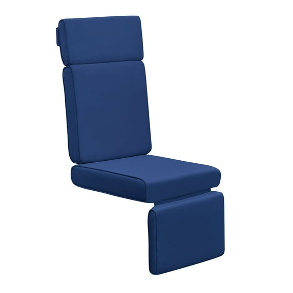 Outdoor Waterproof Recliner Cushion,All-Weather Replacement Cushion for Patio Reclining Chair