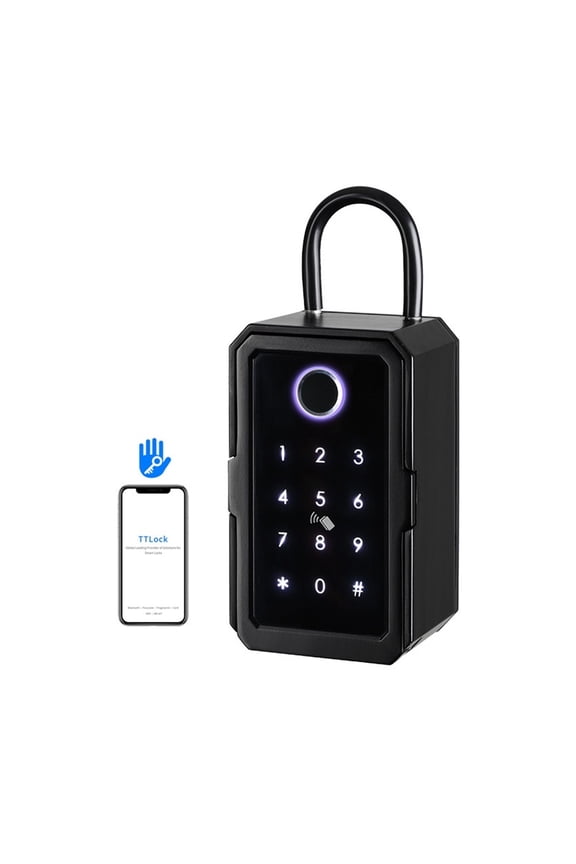 Outdoor Waterproof Safe Security Intelligent Password Storage Lock Tuya or TTLock APP Key Box Anti-theft box