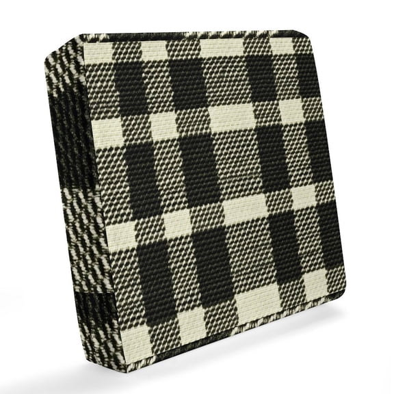 Outdoor Waterproof Sofa Cover Waterproof And Windproof Pull Rope Design Can Adjust The Size Of The Sofa Easy To Disassemble Olive Houndstooth Buffalo Plaid Tartan Check Scotland_3 25x25x4in