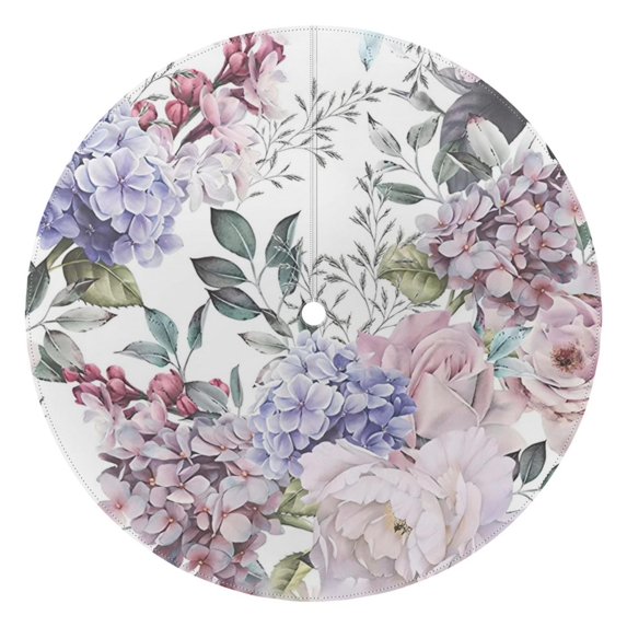 Outdoor Waterproof Tablecloth with Umbrella Hole and Zipper,Pioneer Colorful Floral Round Reusable Durable Decor Table Cover for Party Picnic Patio 60×60 Inch