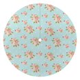 thumbnail image 1 of Outdoor Waterproof Tablecloth with Umbrella Hole and Zipper,Pioneer Small Roses Round Reusable Durable Decor Table Cover for Party Picnic Patio 60×60 Inch, 1 of 1