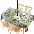 thumbnail image 1 of Outdoor Waterproof Tablecloth with Umbrella Hole and Zipper,Pioneer Vintage Floral Pattern Rectangle Reusable Durable Decor Table Cover for Party Picnic Patio 60×120 Inch, 1 of 1