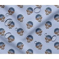 thumbnail image 1 of Outdoor Waterproof Taffeta Fabric By 5 Yard - Soimoi Block Pattern Blue | UV Resistant | Ideal for Cushion Covers, Raincoats, Shower Curtains & More | 56" Width, 1 of 7