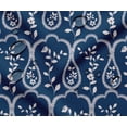 thumbnail image 1 of Outdoor Waterproof Taffeta Fabric By The Yard - Soimoi Leaves Print Blue | UV Resistant | Ideal for Cushion Covers, Raincoats, Shower Curtains & More | 56" Width, 1 of 7