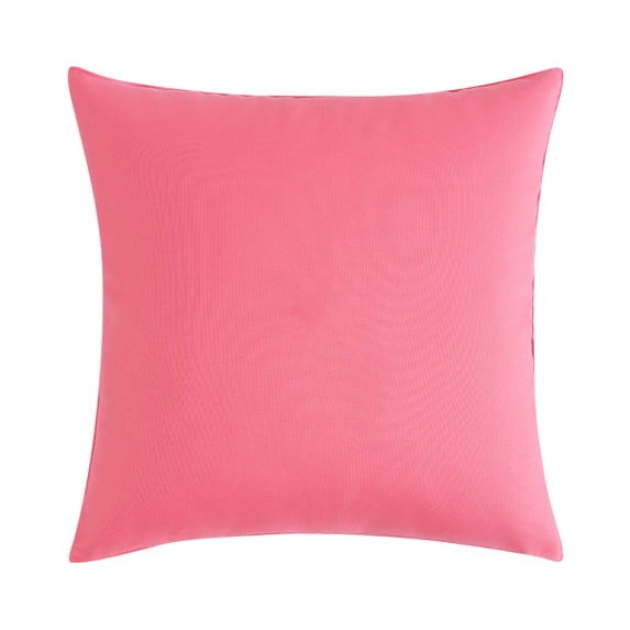 Outdoor Waterproof Throw Pillow Cover, 17.7'' Solid Color Square Cushion Covers Pillowcases for Patio Lounge Travel